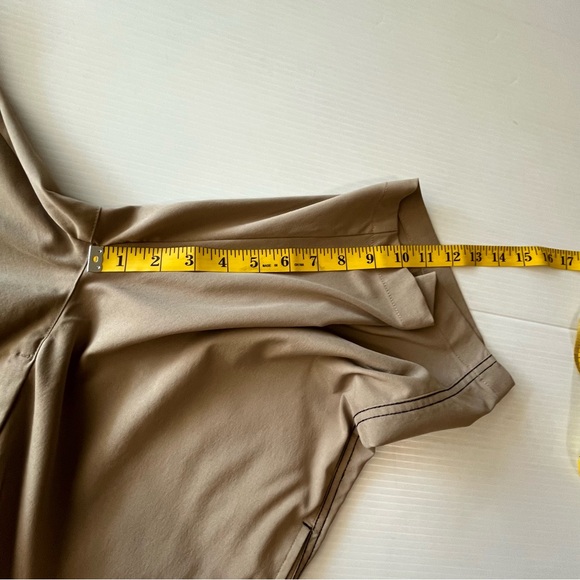 Ping SensorCool Flat Front Golf Shorts Tan Size 34 Waist - Picture 6 of 9